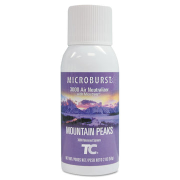 Rubbermaid® Commercial Microburst 3000 Refill, Mountain Peaks, 2 Oz Aerosol Spray, 12-carton freeshipping - TVN Wholesale